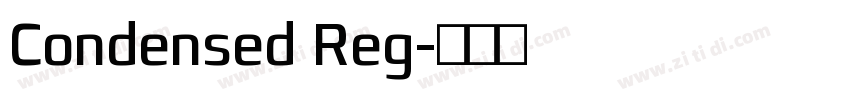 Condensed Reg字体转换